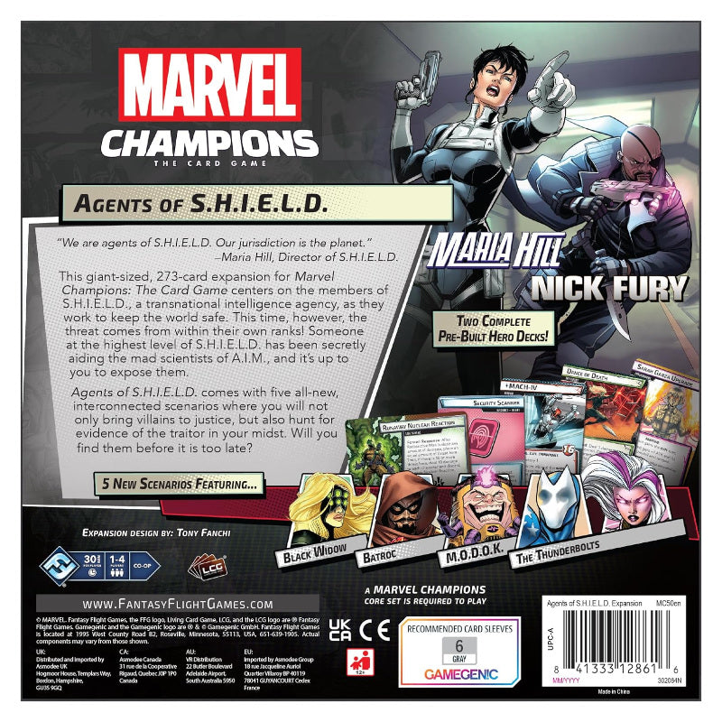 Marvel Champions LCG Agents of S.H.I.E.L.D Expansion