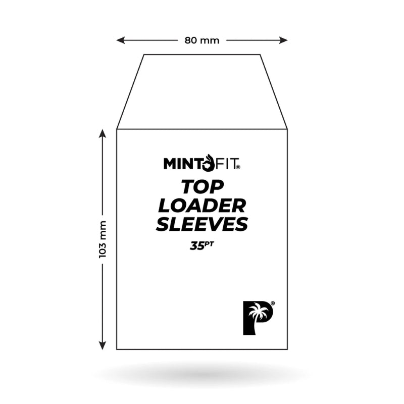 MintFit Card Loader Top Loader Sleeves - 35pt - 100pc