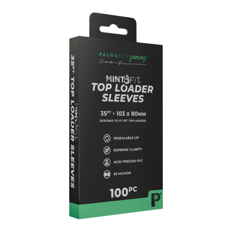 MintFit Card Loader Top Loader Sleeves - 35pt - 100pc