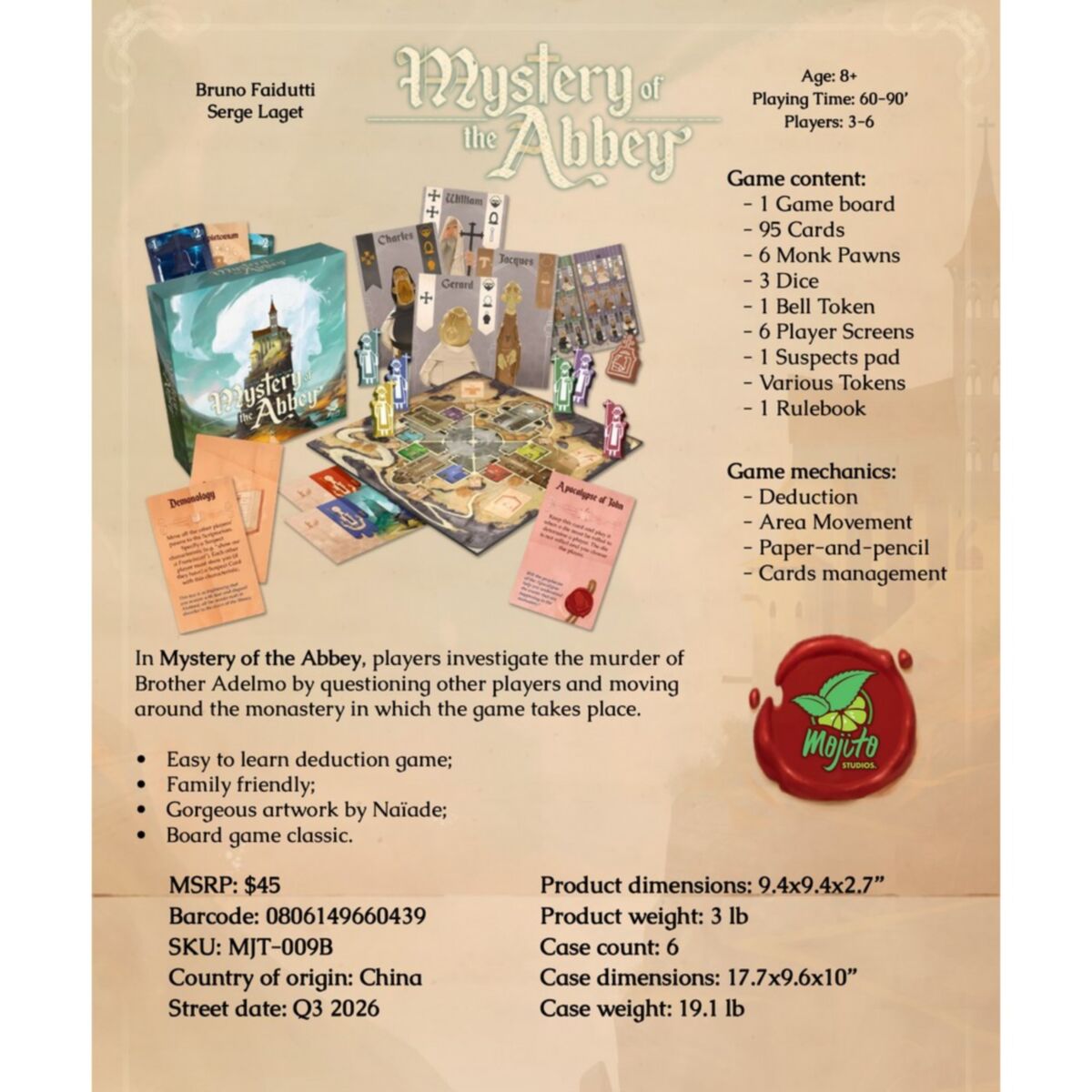 Mystery of the Abbey Second Edition