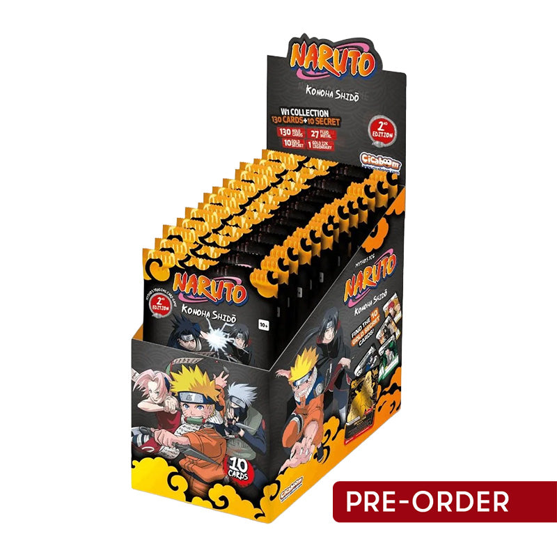 Naruto Mythos TCG Konoha Shido Booster Box 2nd Edition