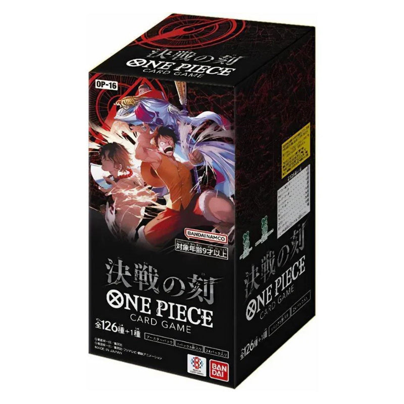 One Piece Card Game OP-16 The Time Of Battle Booster Box Japanese