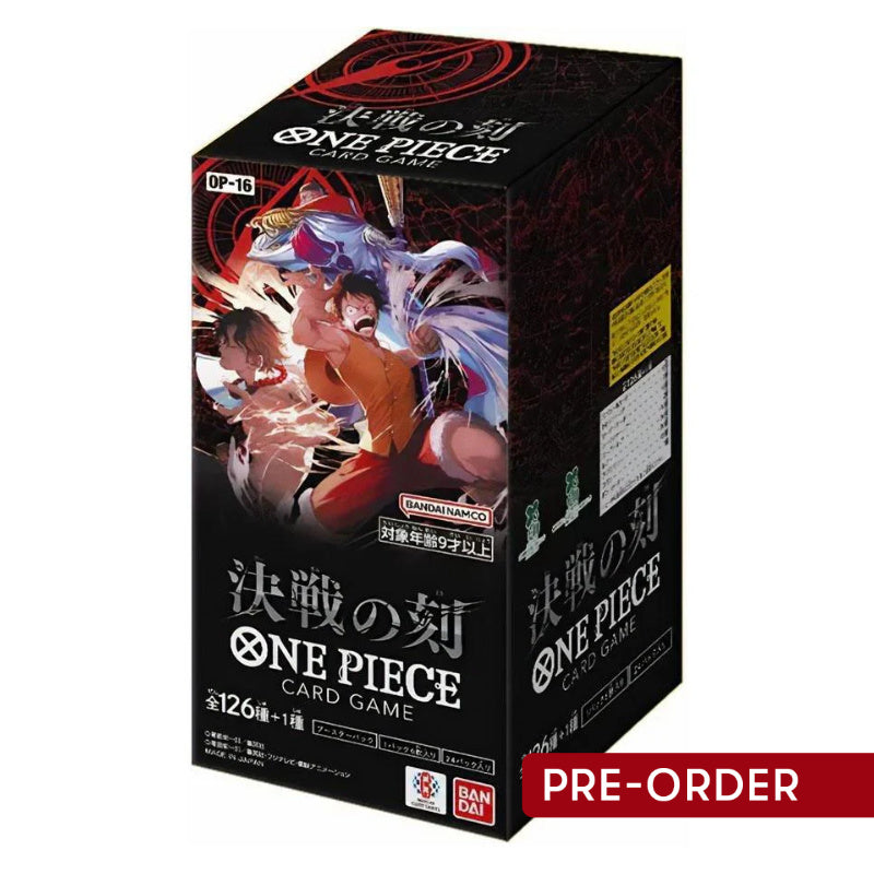 One Piece Card Game OP-16 The Time Of Battle Booster Box Japanese