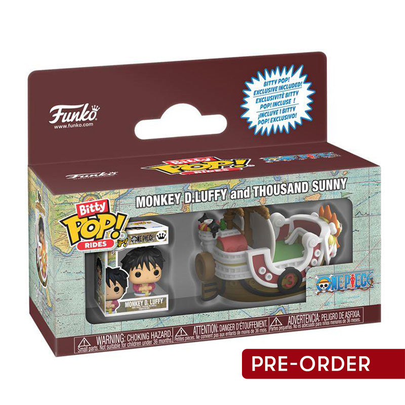 One Piece Luffy w/ Thousand Sunny Bitty Pop! Ride