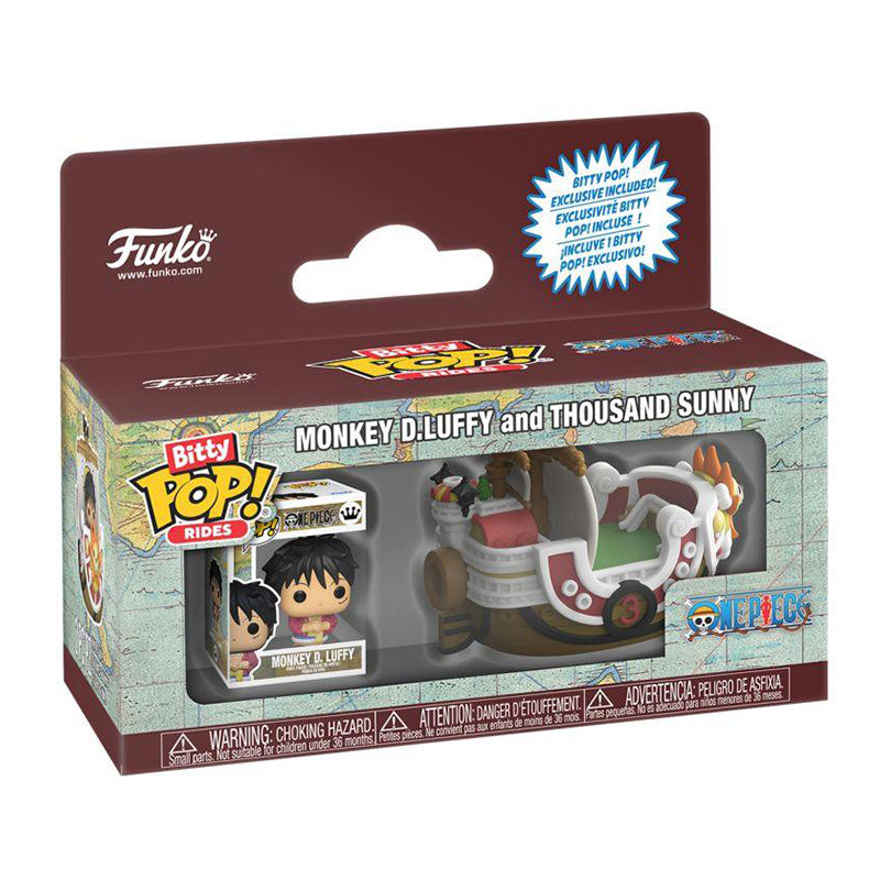 One Piece Luffy w/ Thousand Sunny Bitty Pop! Ride