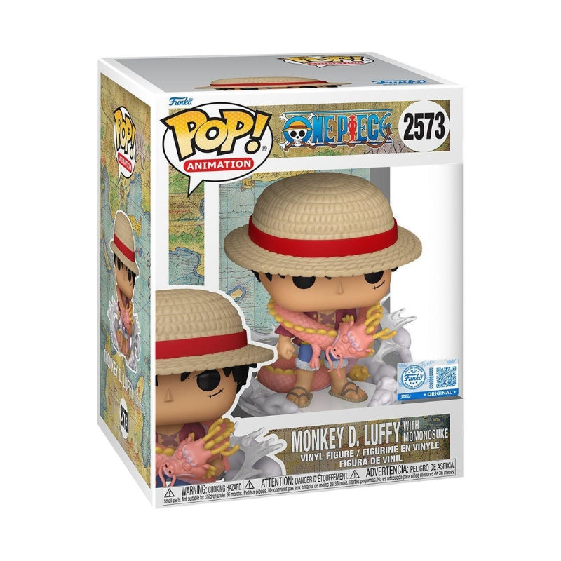 One Piece Luffy with Momonosuke Exclusive Pop! Premium