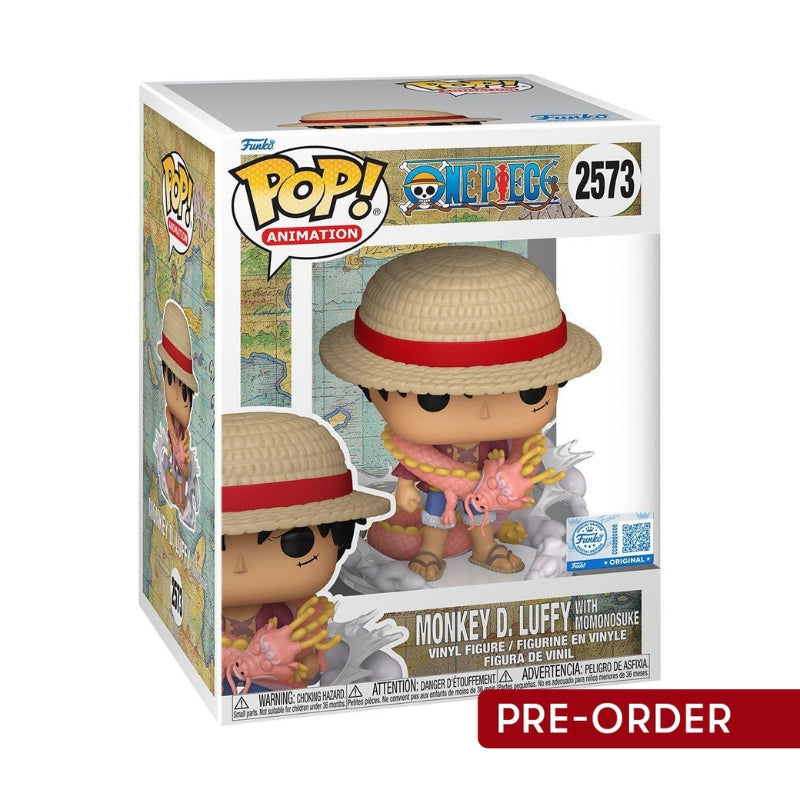 One Piece Luffy with Momonosuke Exclusive Pop! Premium