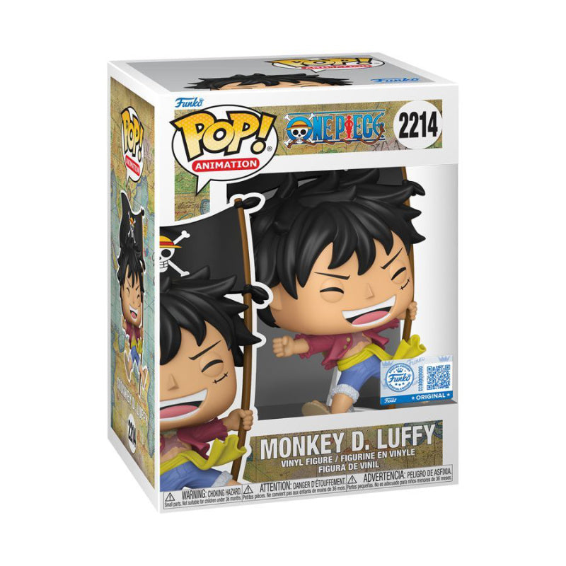 One Piece - Monkey D. Luffy (with Flag) Pop! Vinyl