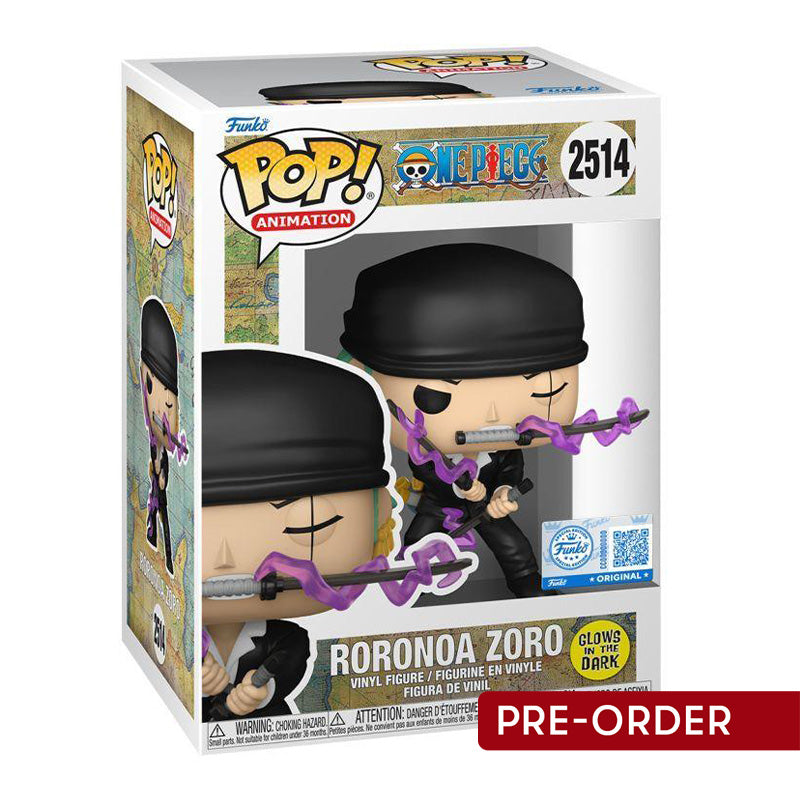 One Piece - Roronoa Zoro (Dressrosa) Glow Pop! Vinyl