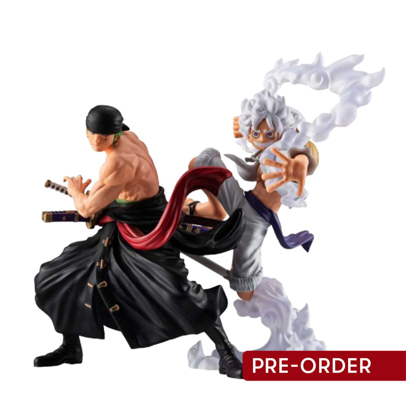 ONE PIECE - WALLSTAR - MONKEY D. LUFFY GEAR 5 & RORONOA ZORO SET (WITH BONUS)