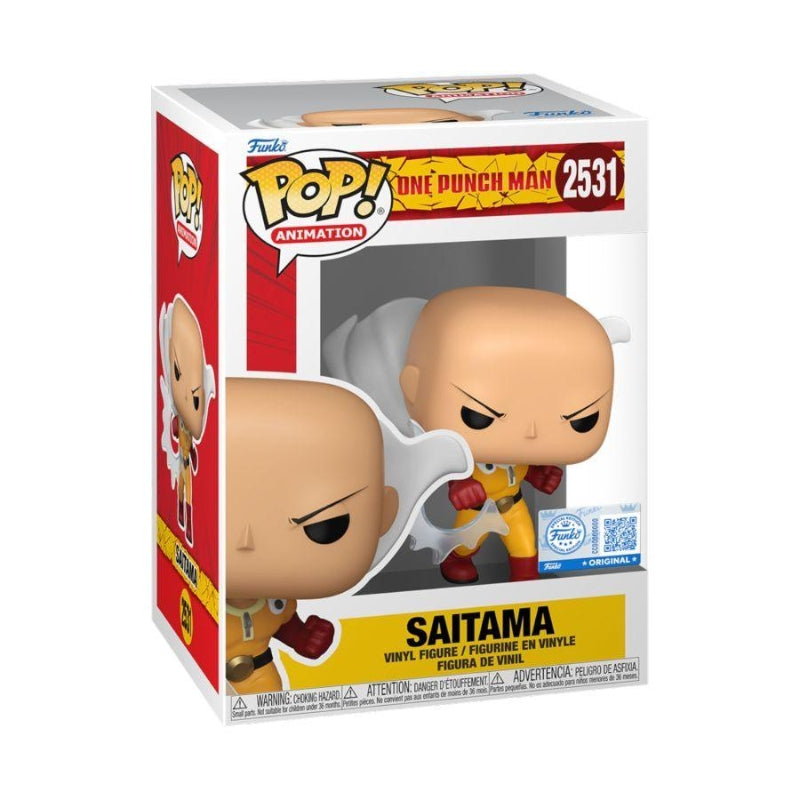 One Punch Man Saitama (Punching) Exclusive Pop! Vinyl