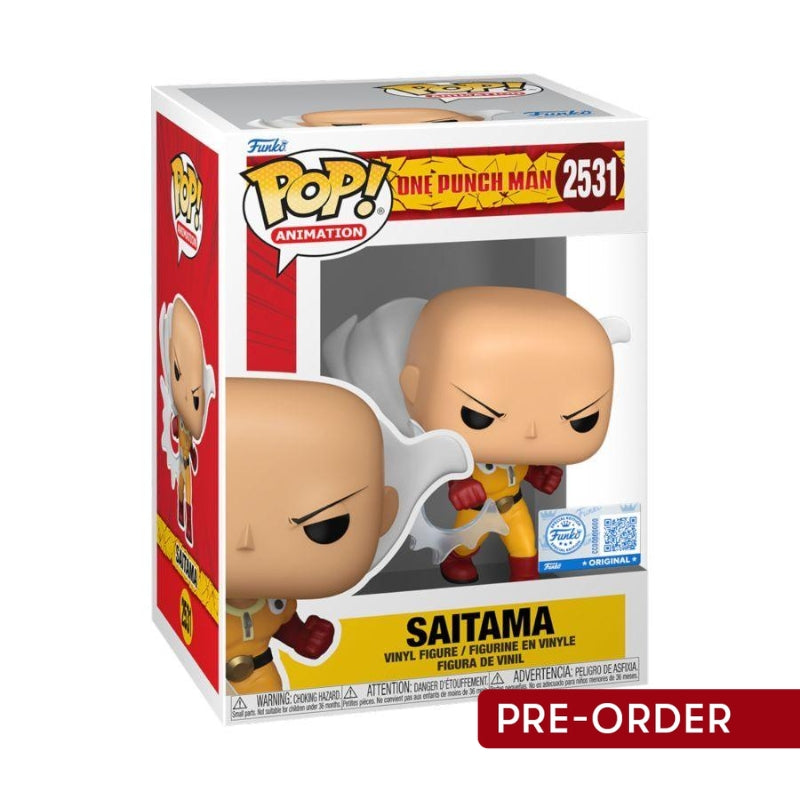 One Punch Man Saitama (Punching) Exclusive Pop! Vinyl