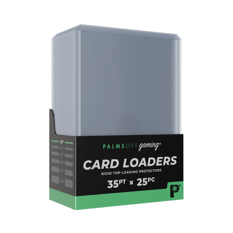 Palms Off Gaming Standard 35pt Card Loader Top Loaders - 25pc Pack