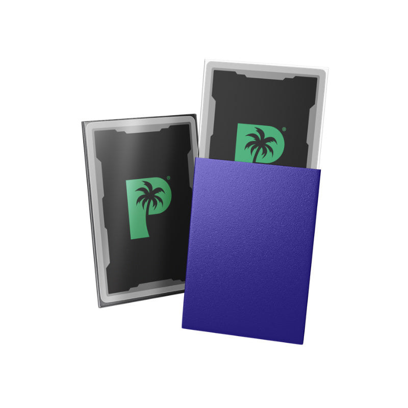 Palms Off Japanese 60pc Blackout Deck Sleeves - Purple Matte