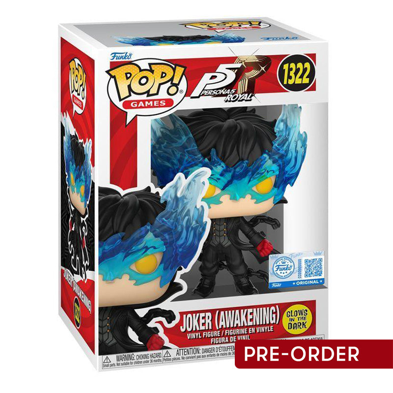 Persona 5 - Joker (Awakening) Glow Pop! Vinyl