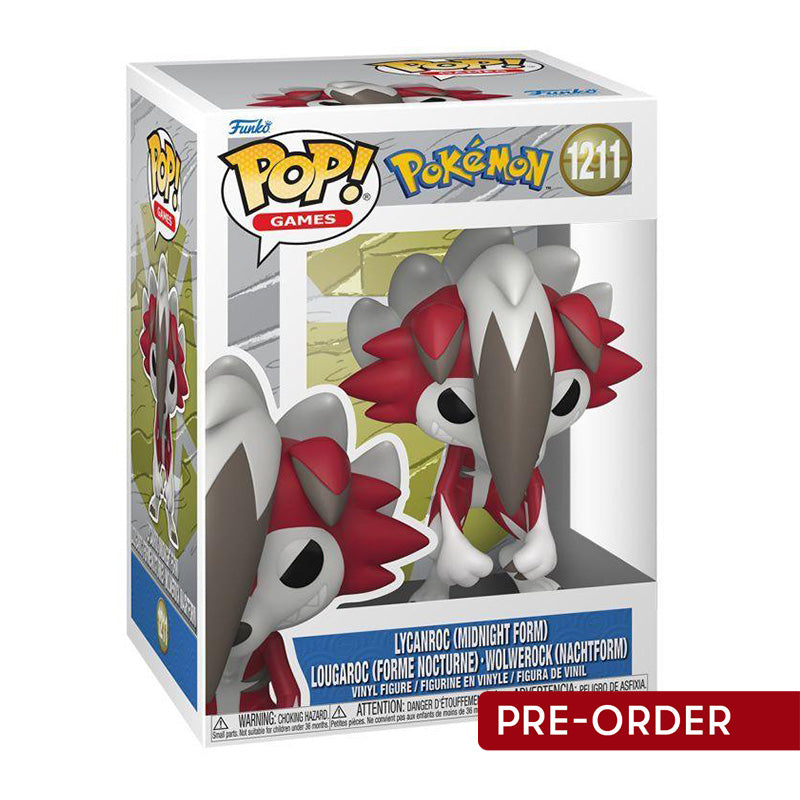 Pokemon - Lycanroc (Midnight Form) Pop! Vinyl