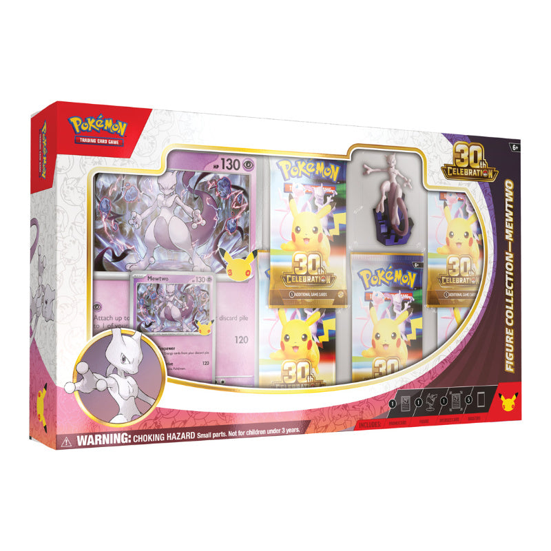 Pokemon TCG 30th Celebration Figure Collection Mew / Mewtwo (Random Select)