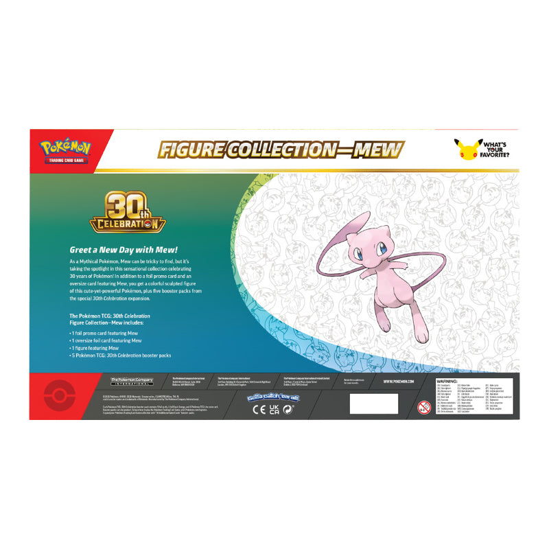 Pokemon TCG 30th Celebration Figure Collection Mew / Mewtwo (Random Select)