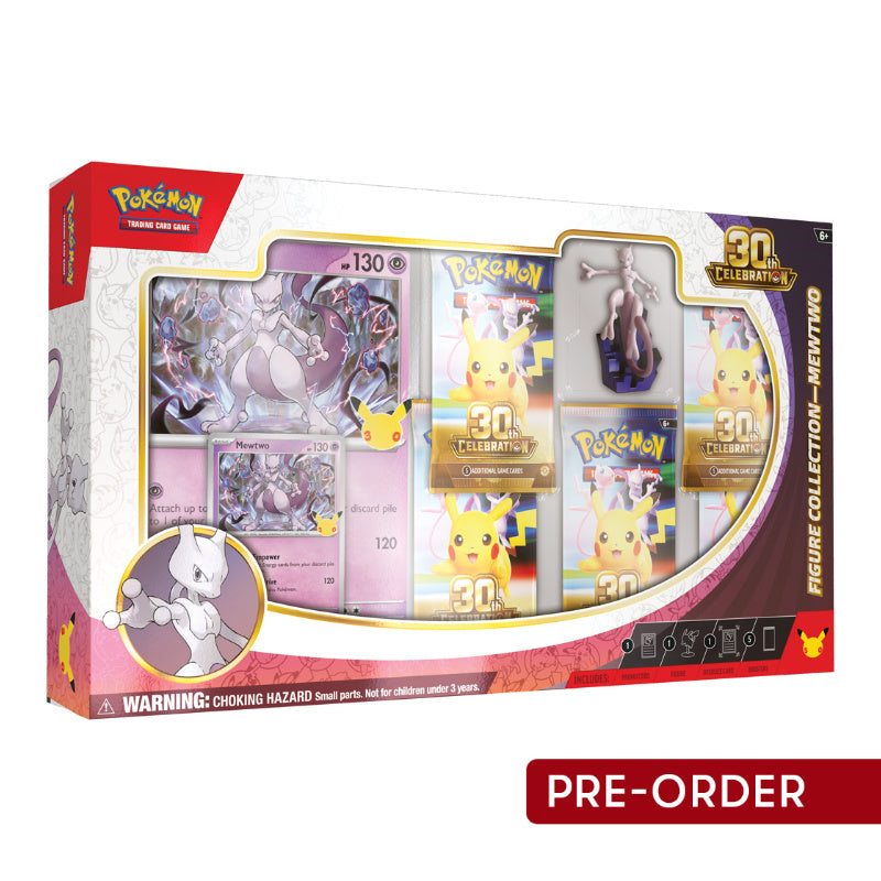 Pokemon TCG 30th Celebration Figure Collection Mew / Mewtwo (Random Select)