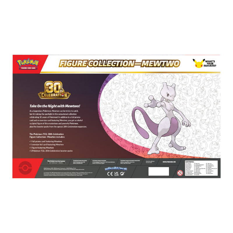 Pokemon TCG 30th Celebration Figure Collection Mew / Mewtwo (Random Select)