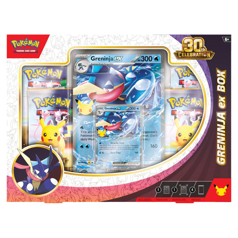 Pokemon TCG 30th Celebration Sylveon ex Box / Greninja ex Box (Random Select)