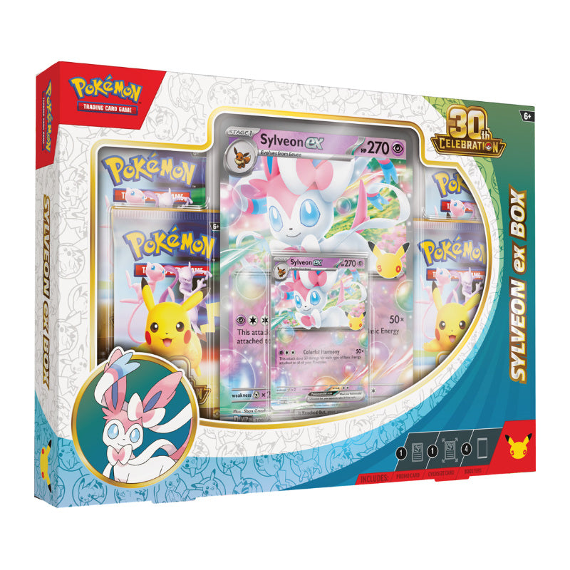 Pokemon TCG 30th Celebration Sylveon ex Box / Greninja ex Box (Random Select)