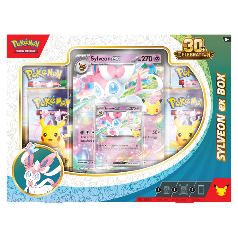 Pokemon TCG 30th Celebration Sylveon ex Box / Greninja ex Box (Random Select)