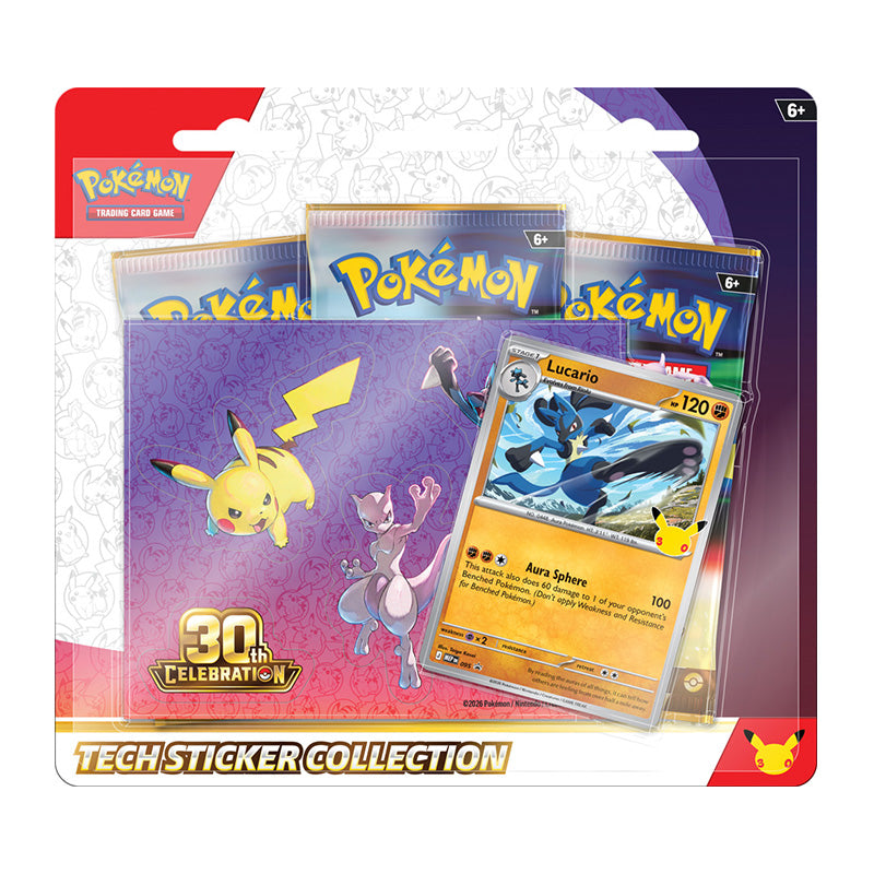 Pokemon TCG 30th Celebration Tech Sticker Collection (Random Select)