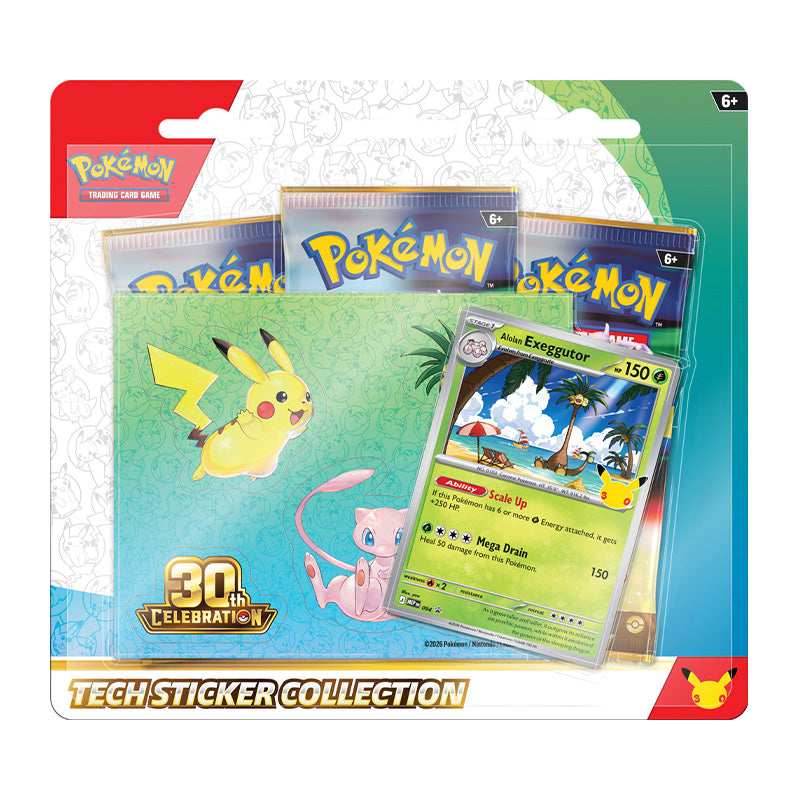 Pokemon TCG 30th Celebration Tech Sticker Collection (Random Select)