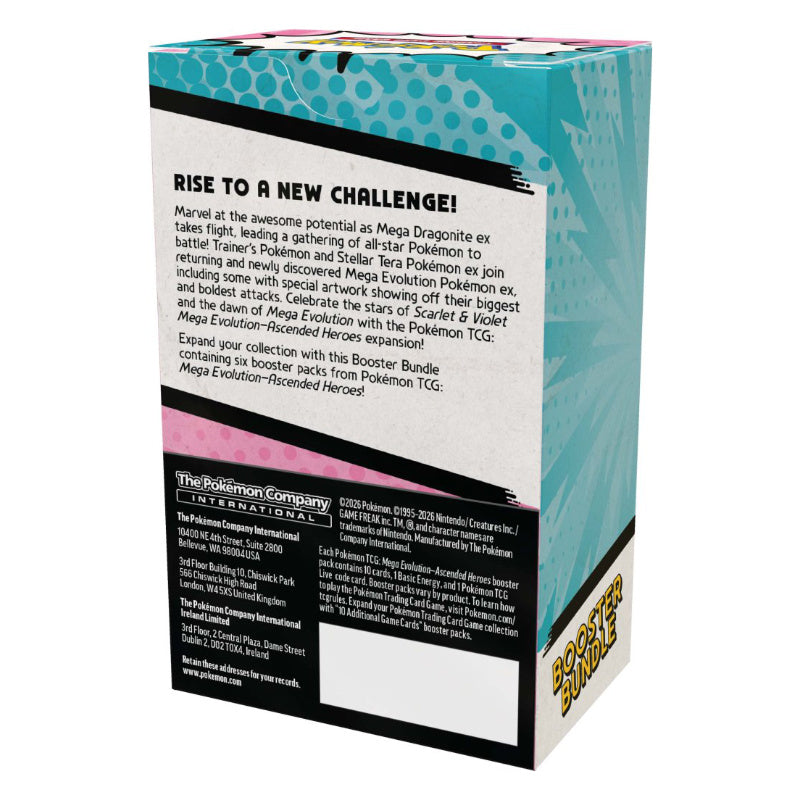 Pokemon TCG Mega Evolution Ascended Heroes Booster Bundle
