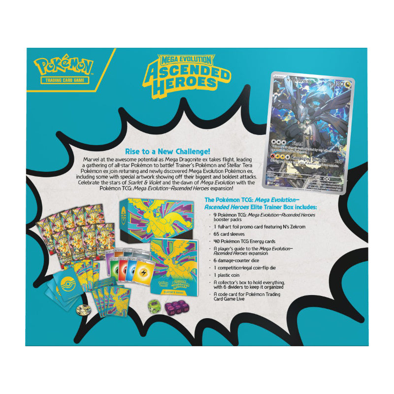 Pokemon TCG Mega Evolution Ascended Heroes Elite Trainer Box