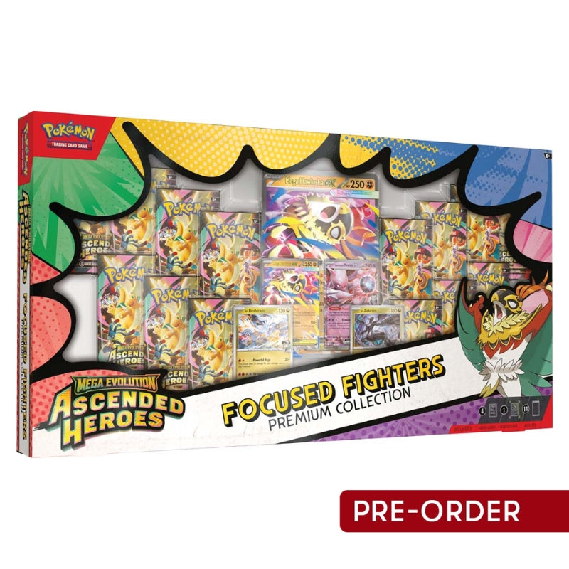 Pokemon TCG Mega Evolution Ascended Heroes Focused Fighters Premium Collection