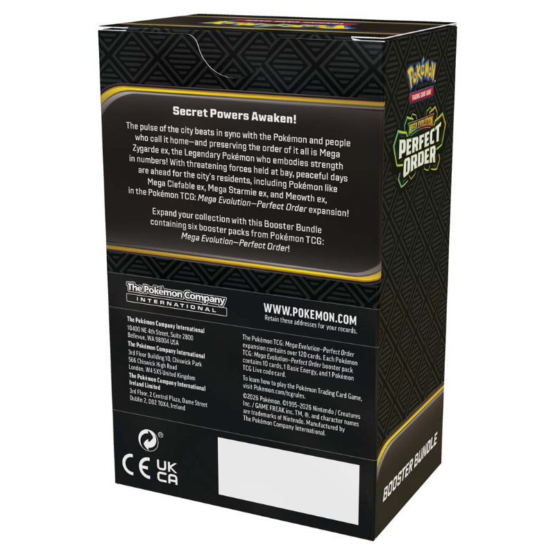 Pokemon TCG Mega Evolution Perfect Order Booster Bundle