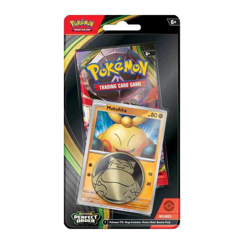 Pokemon TCG Mega Evolution Perfect Order Checklane Blister (Makuhita)