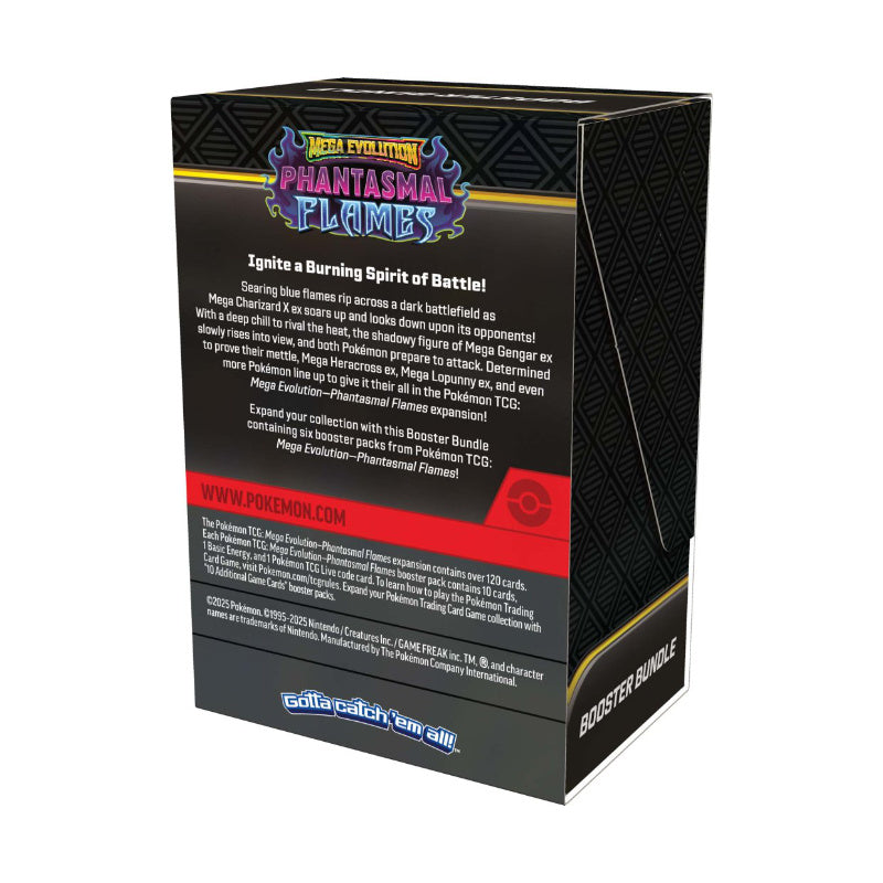 Pokemon TCG Mega Evolution Phantasmal Flames Booster Bundle