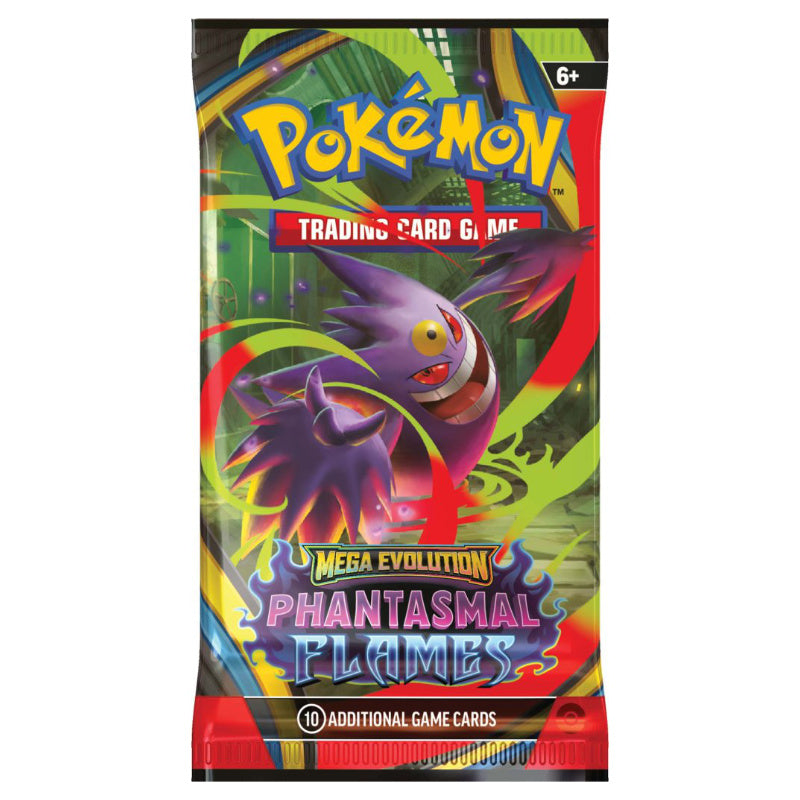 Pokemon TCG Mega Evolution Phantasmal Flames Single Booster Pack