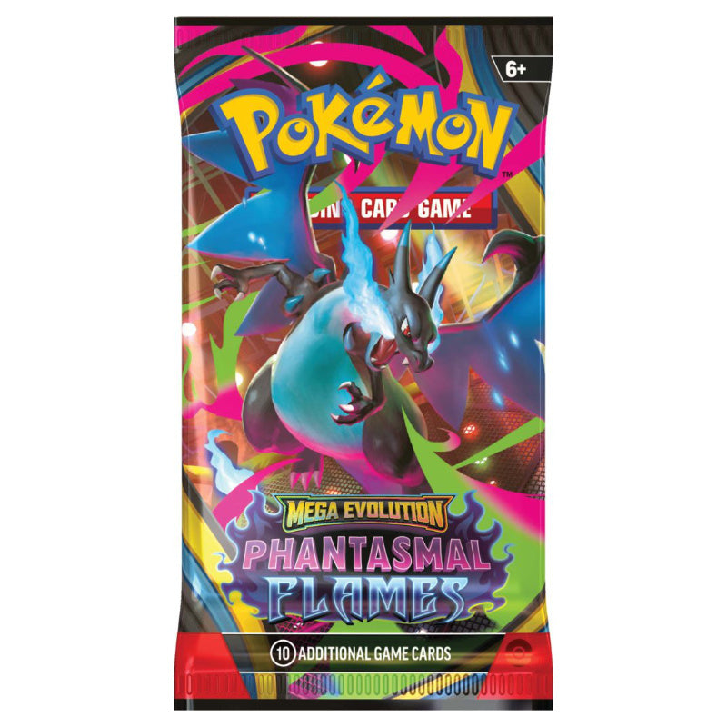 Pokemon TCG Mega Evolution Phantasmal Flames Single Booster Pack