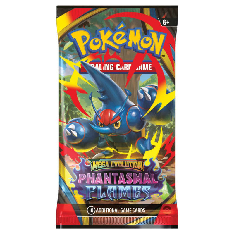Pokemon TCG Mega Evolution Phantasmal Flames Single Booster Pack
