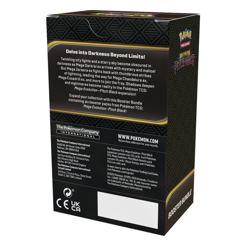 Pokemon TCG Mega Evolution Pitch Black Booster Bundle