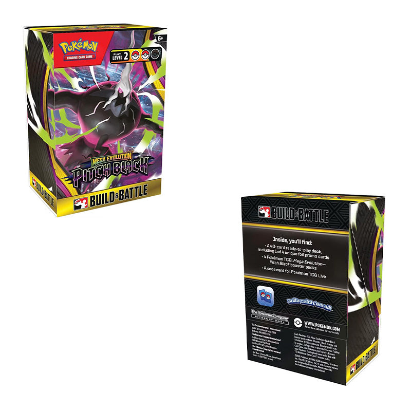 Pokemon TCG Mega Evolution Pitch Black Build and Battle Box