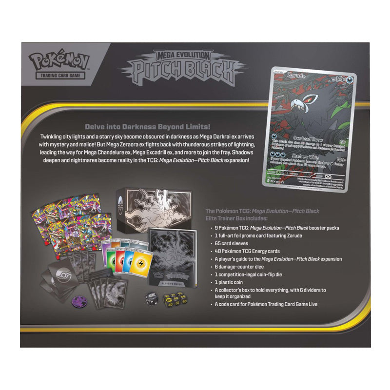 Pokemon TCG Mega Evolution Pitch Black Elite Trainer Box