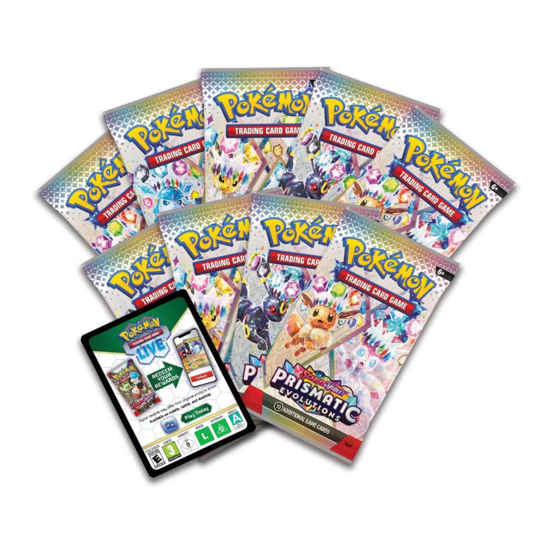 POKEMON TCG Scarlet & Violet Prismatic Evolutions Elite Trainer Box