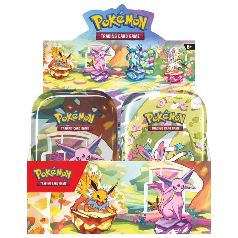 POKEMON TCG Scarlet & Violet Prismatic Evolutions Mini Tin (Set of 8)