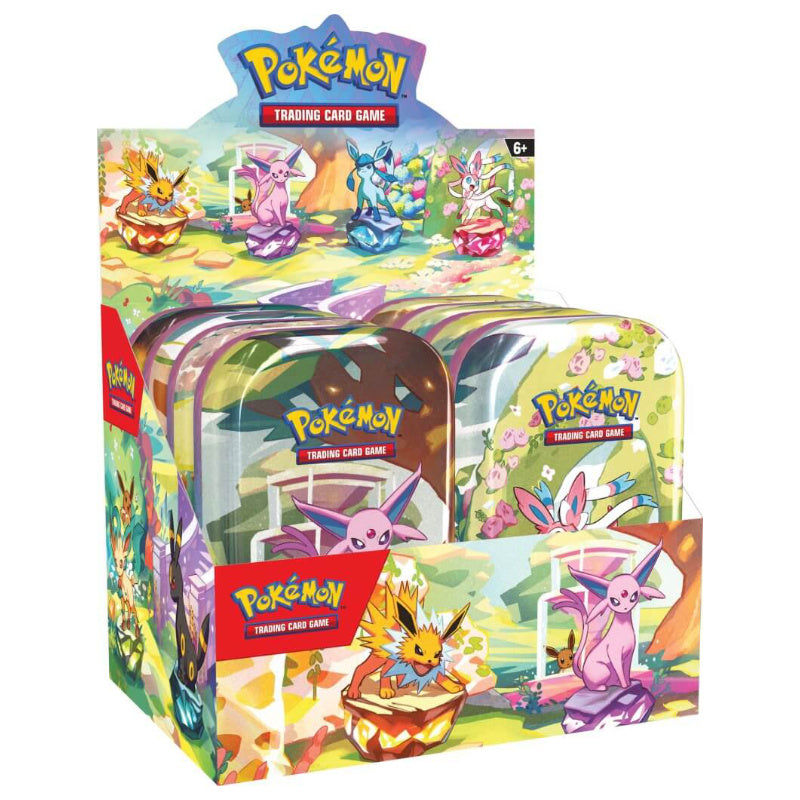 POKEMON TCG Scarlet & Violet Prismatic Evolutions Mini Tin (Set of 8)