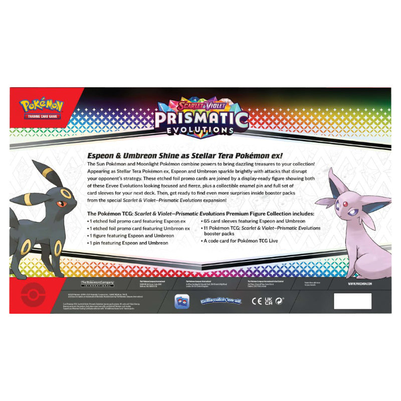 Pokemon TCG Scarlet & Violet Prismatic Evolutions Premium Figure Collection