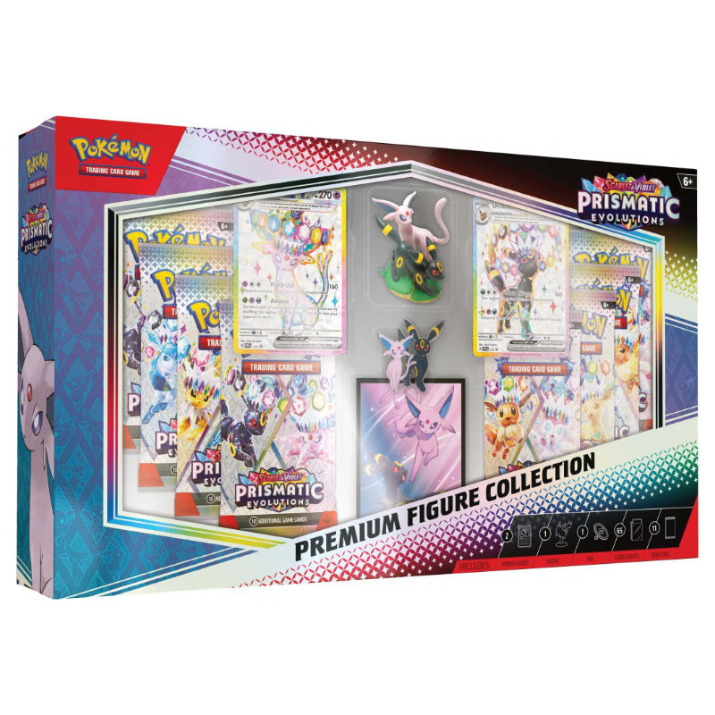 Pokemon TCG Scarlet & Violet Prismatic Evolutions Premium Figure Collection