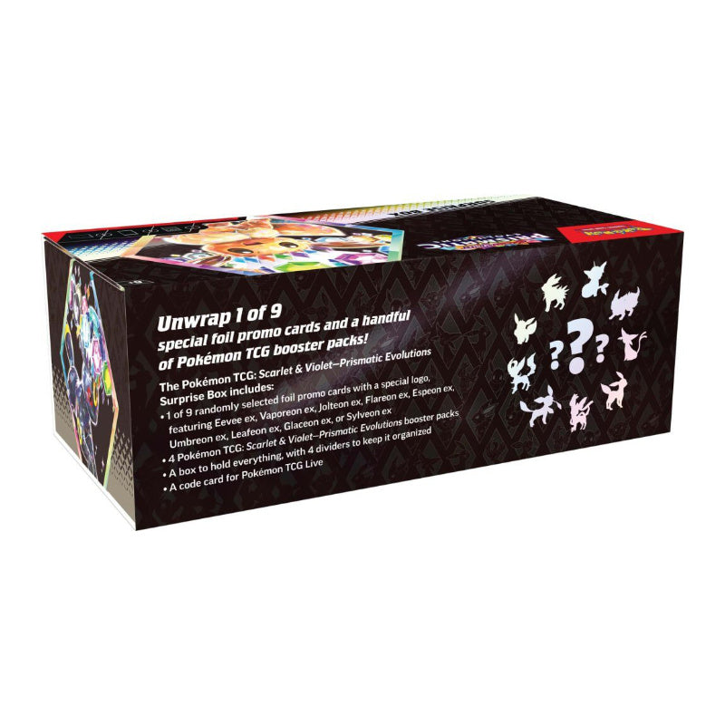POKEMON TCG Scarlet & Violet Prismatic Evolutions Surprise Box