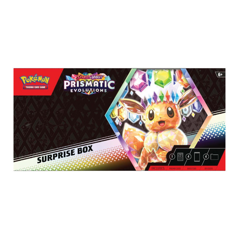 POKEMON TCG Scarlet & Violet Prismatic Evolutions Surprise Box