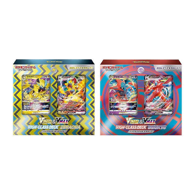 Pokemon TCG VSTAR & VMAX High Class Deck Zeraora Deoxys Set Japanese
