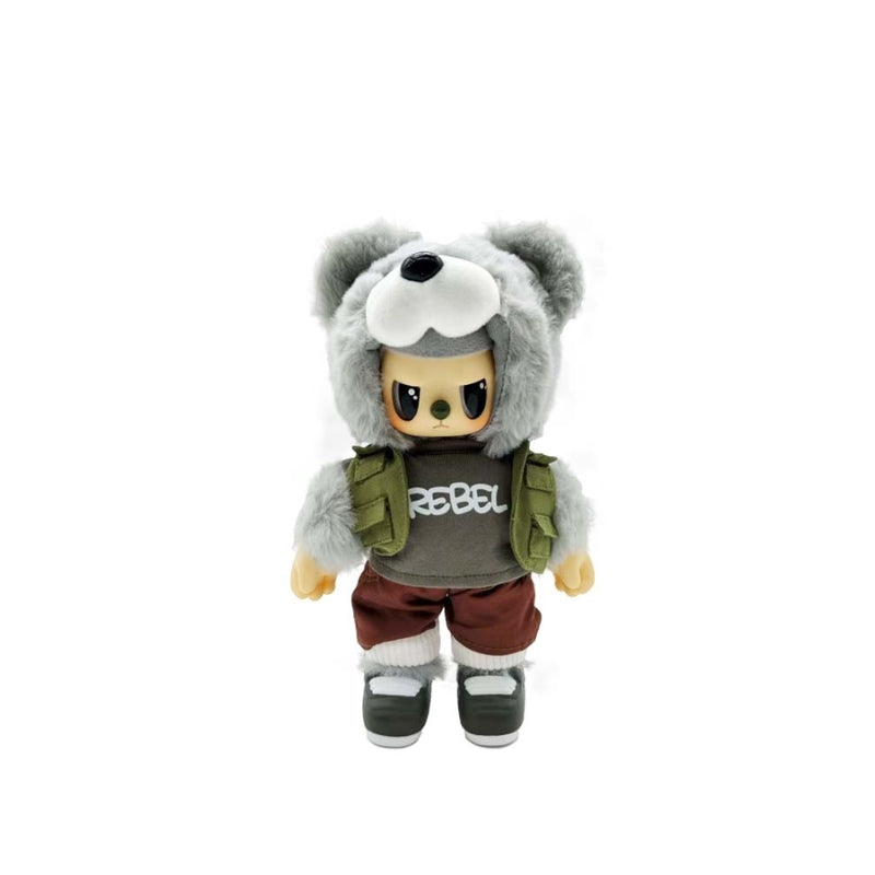 POP CUPPO Rebel Bear Movable Street Series Single Blind Box
